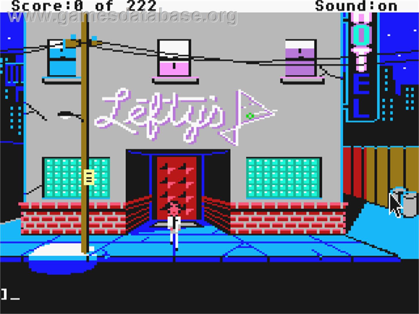 Leisure Suit Larry in the Land of the Lounge Lizards - Atari ST - Artwork - In Game