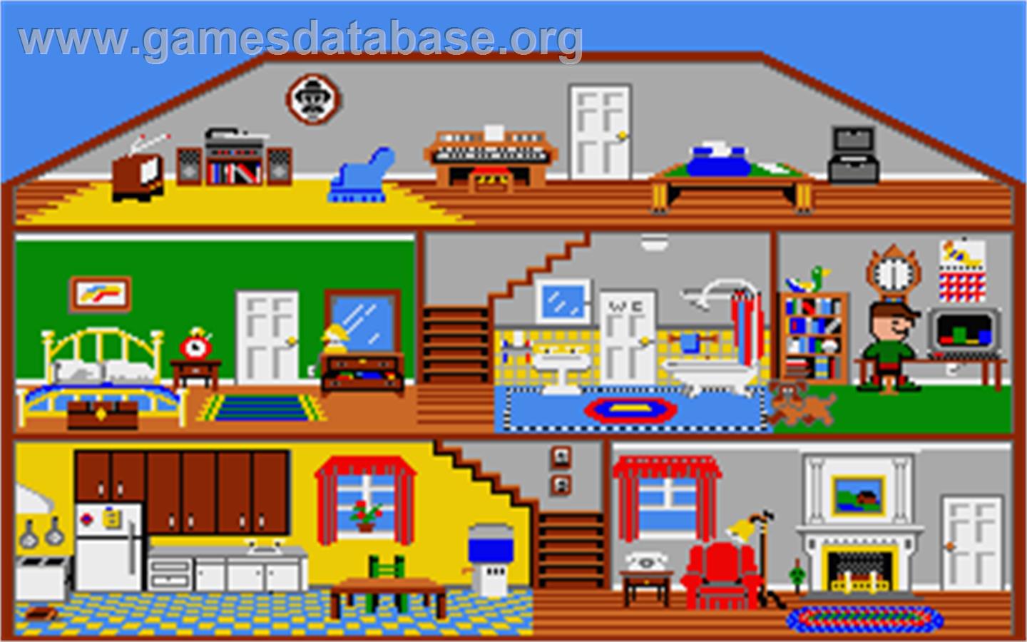 Little Computer People - Atari ST - Artwork - In Game