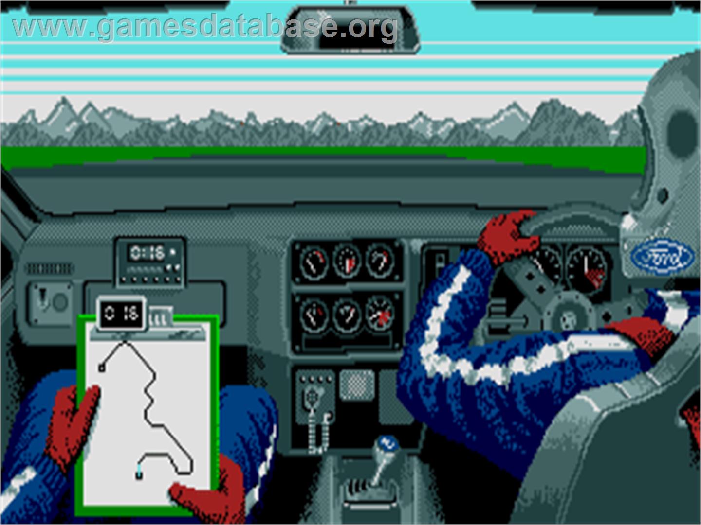 Lombard RAC Rally - Atari ST - Artwork - In Game