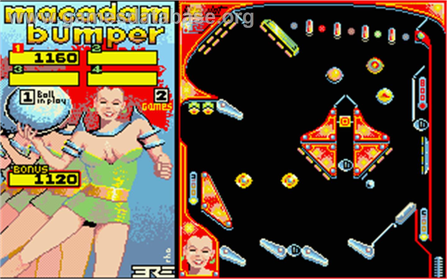 Macadam Bumper - Atari ST - Artwork - In Game