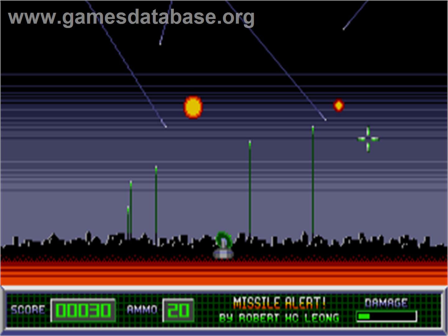 Missile Alert! - Atari ST - Artwork - In Game