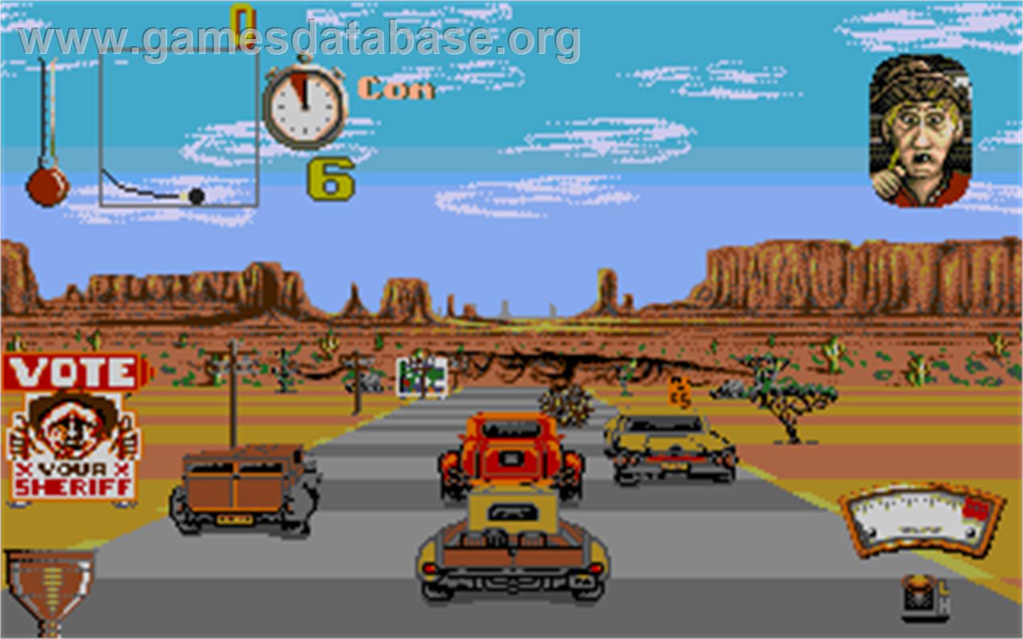 Moonshine Racers - Atari ST - Artwork - In Game