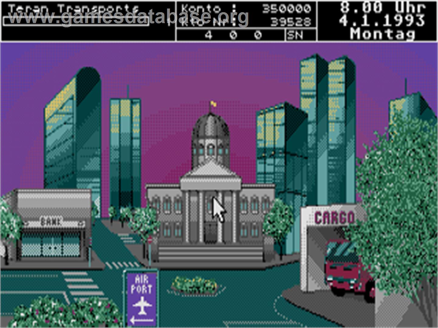 On The Road - Atari ST - Artwork - In Game