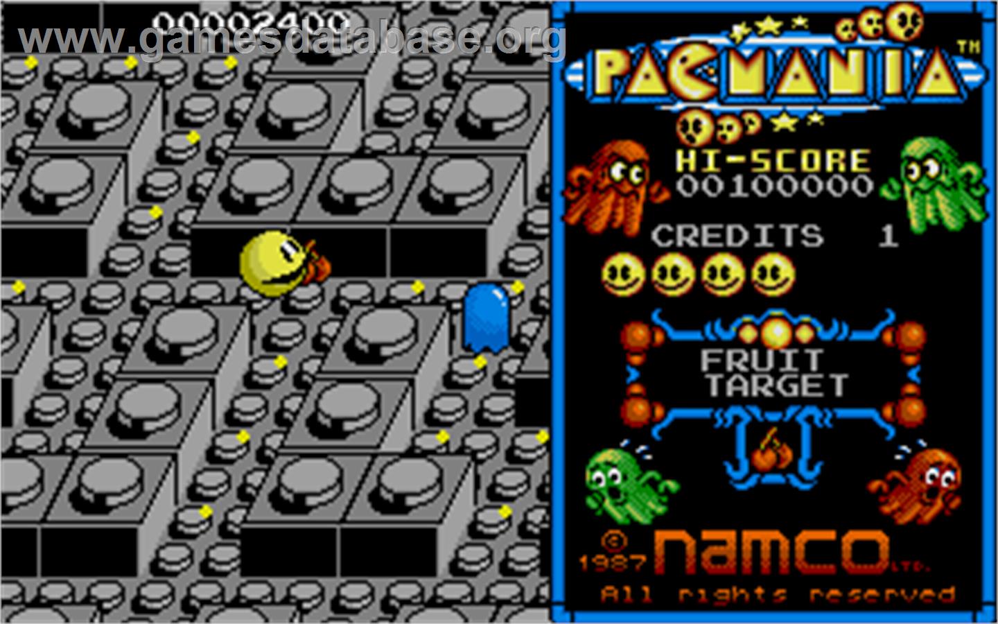 Pac-Mania - Atari ST - Artwork - In Game