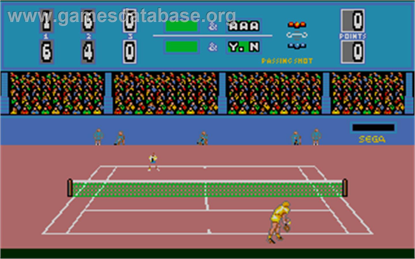 Passing Shot - Atari ST - Artwork - In Game