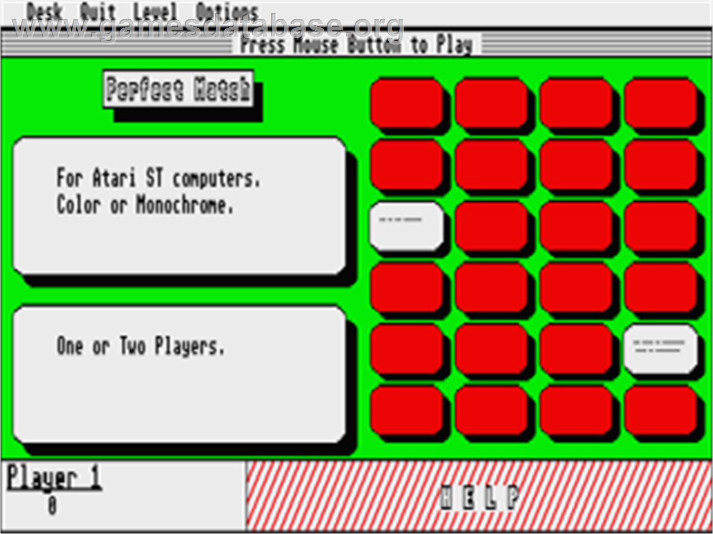 Perfect Match - Atari ST - Artwork - In Game