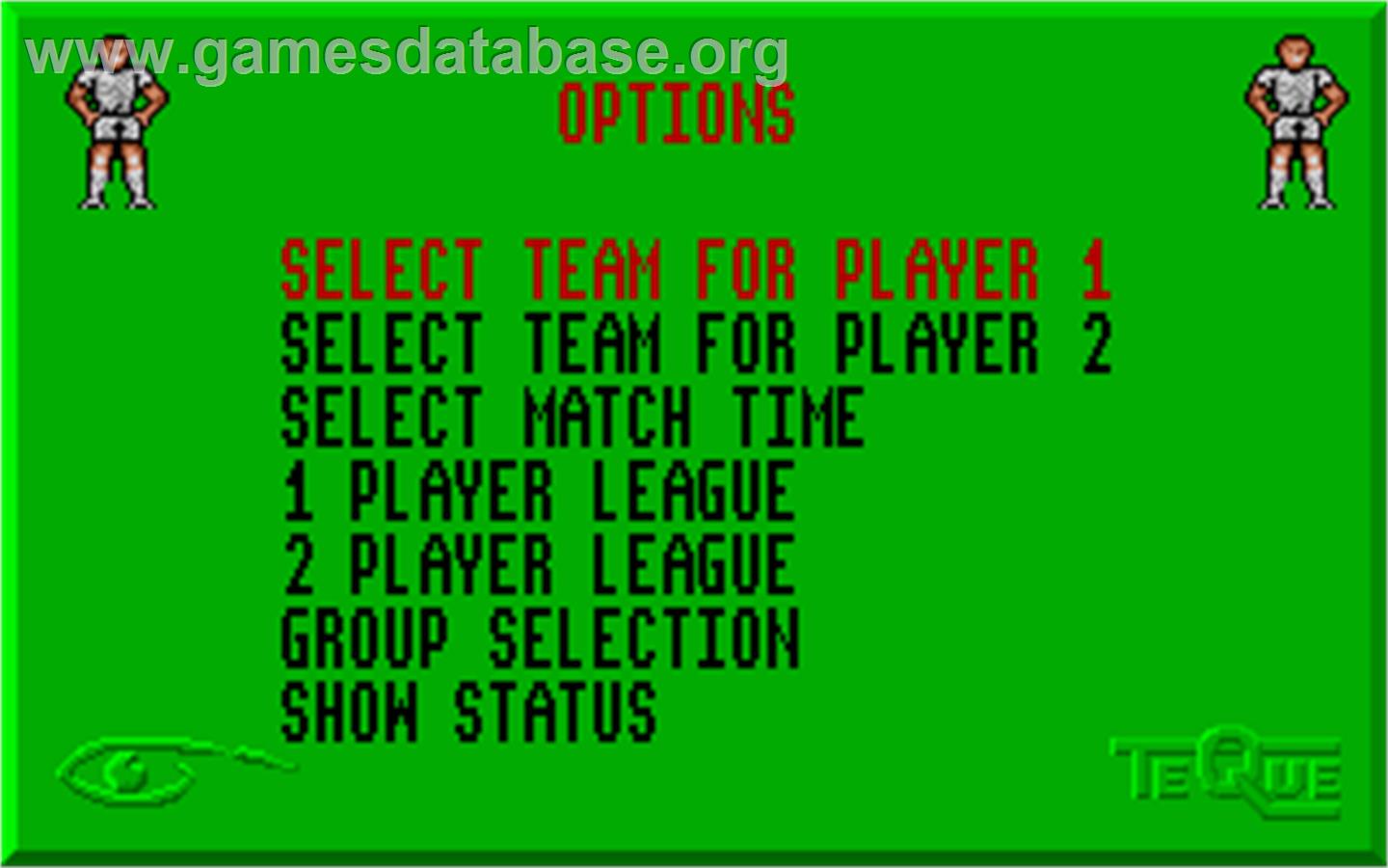 Peter Beardsley's International Football - Atari ST - Artwork - In Game