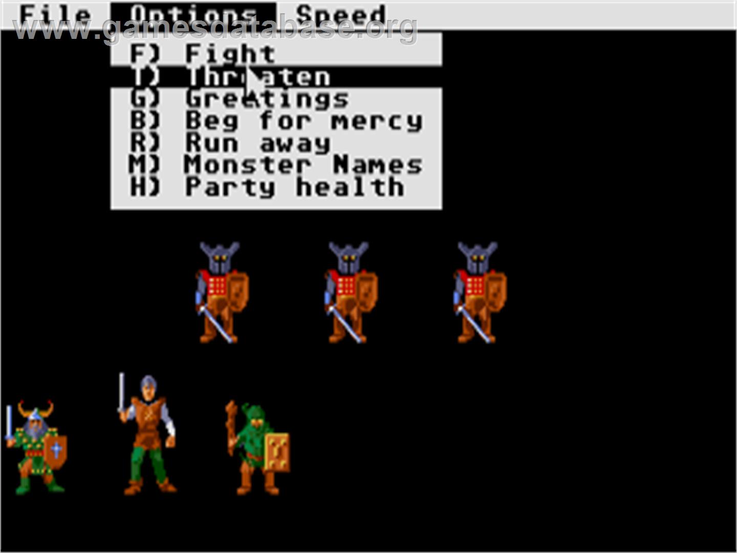 Phantasie 3 - The Wrath Of Nikademus - Atari ST - Artwork - In Game