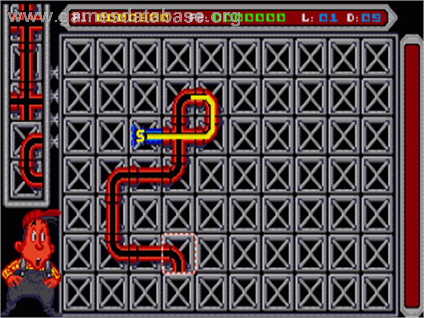 Pipe Mania - Atari ST - Artwork - In Game