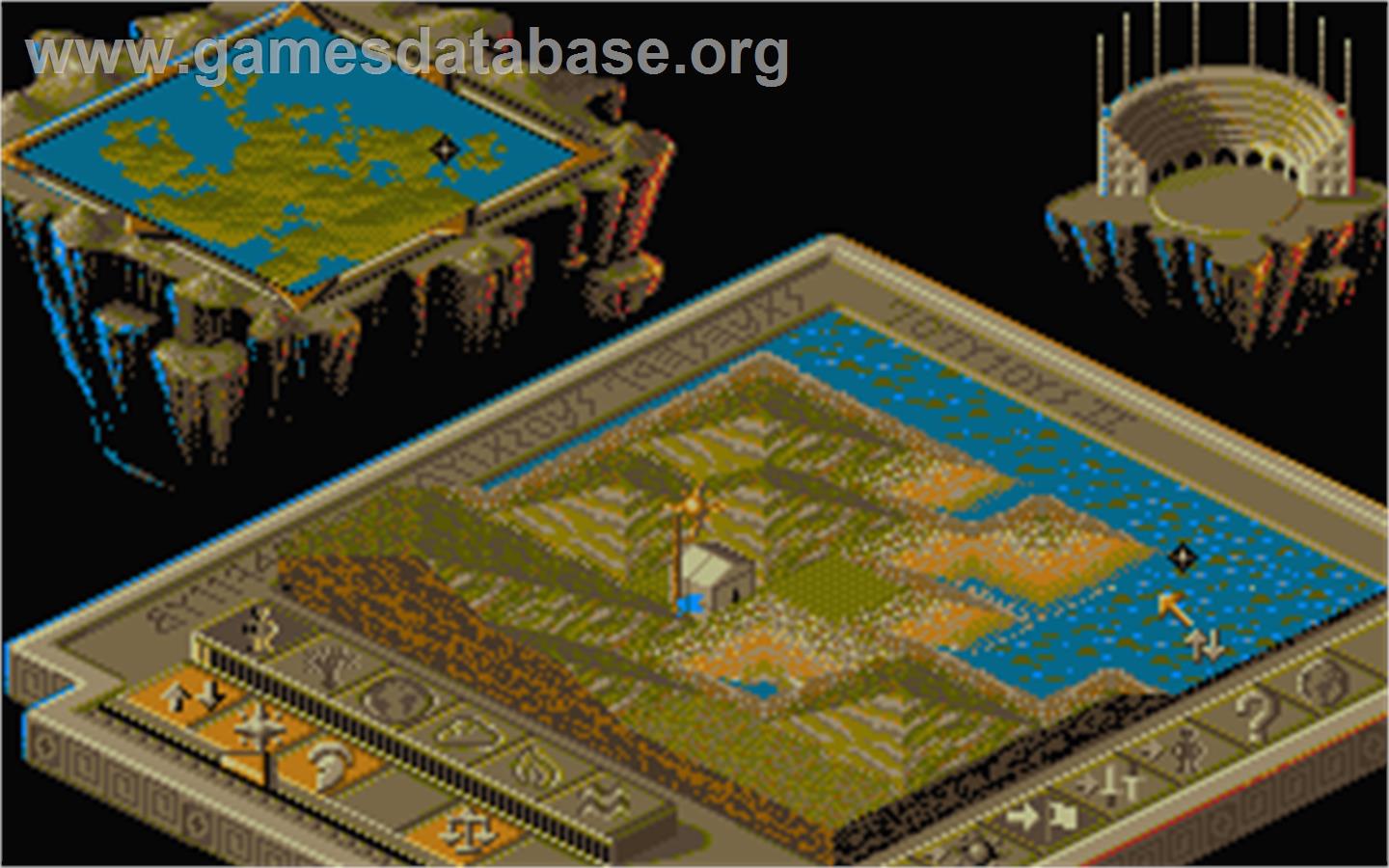 Populous II: Trials of the Olympian Gods - Atari ST - Artwork - In Game