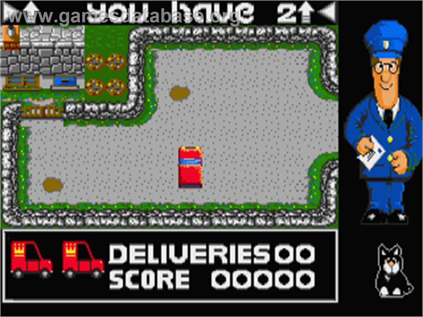 Postman Pat - Atari ST - Artwork - In Game