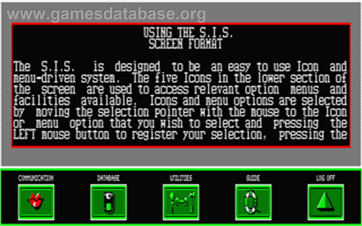 President is Missing - Atari ST - Artwork - In Game