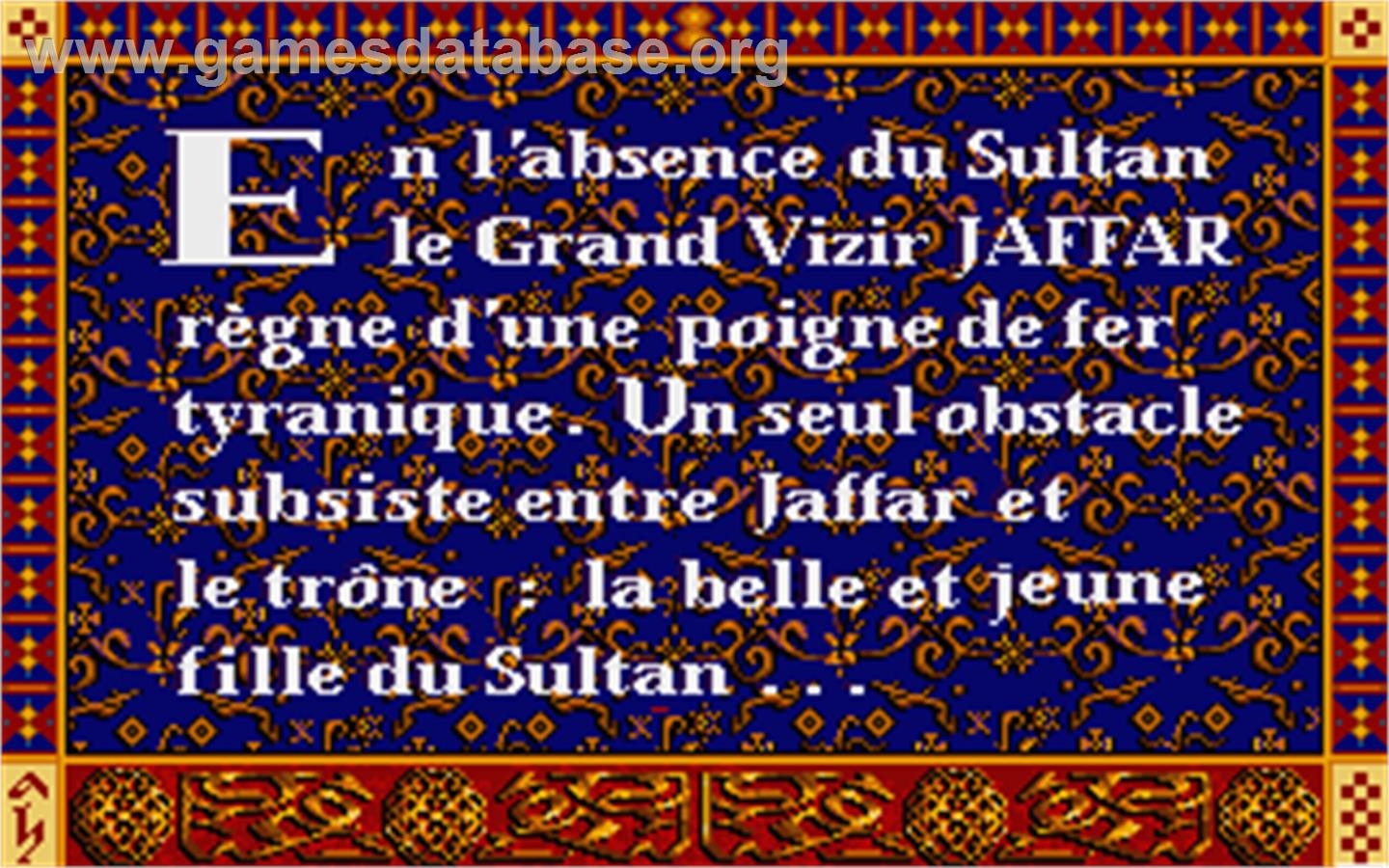 Prince of Persia - Atari ST - Artwork - In Game