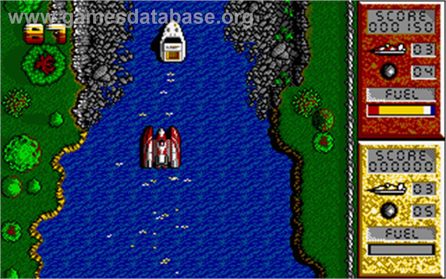 Pro Powerboat Simulator - Atari ST - Artwork - In Game