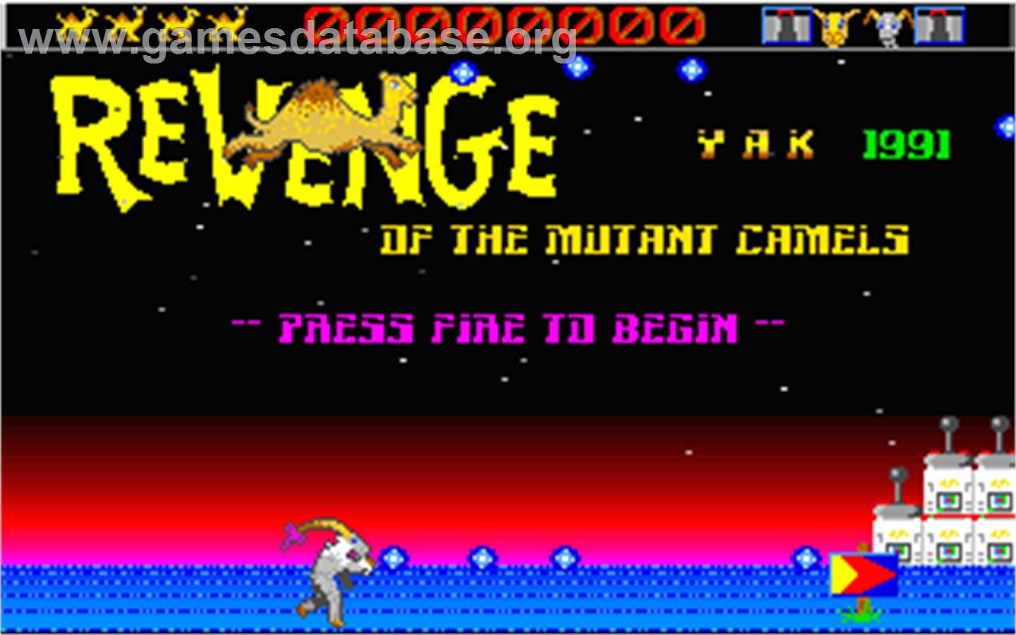 Revenge of the Mutant Camels - Atari ST - Artwork - In Game