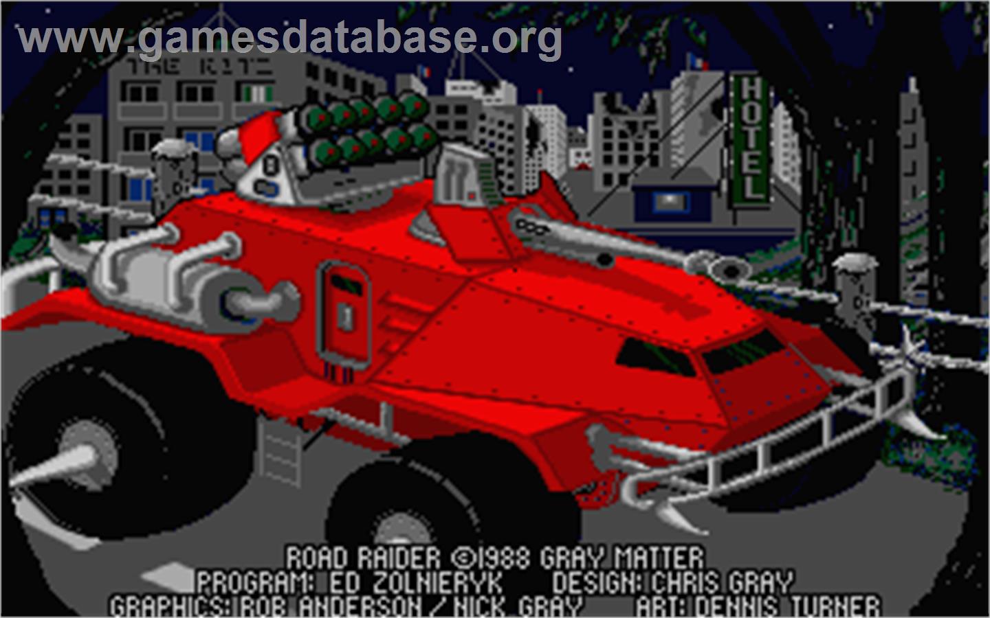 Road Raider - Atari ST - Artwork - In Game