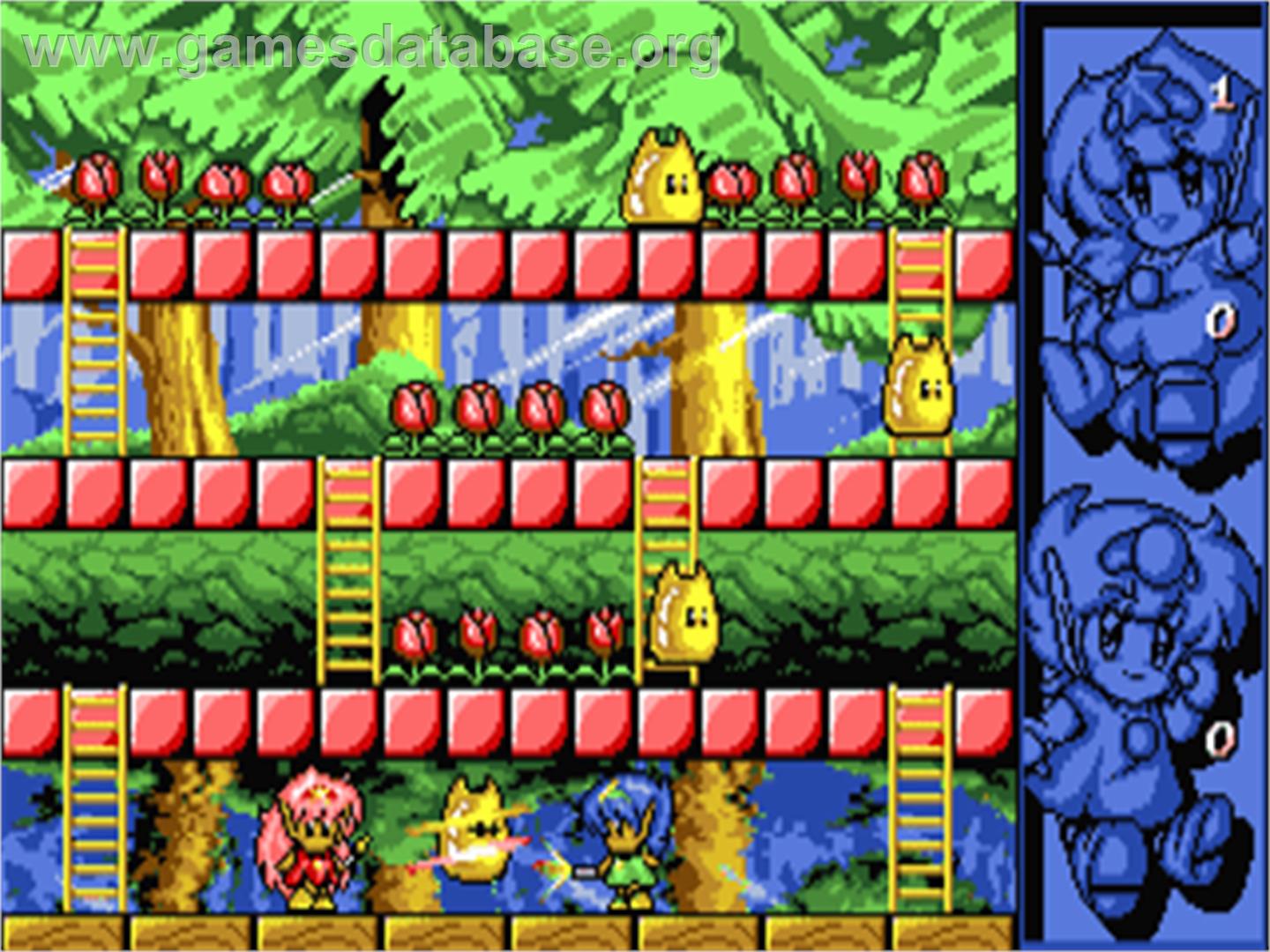Rod Land - Atari ST - Artwork - In Game