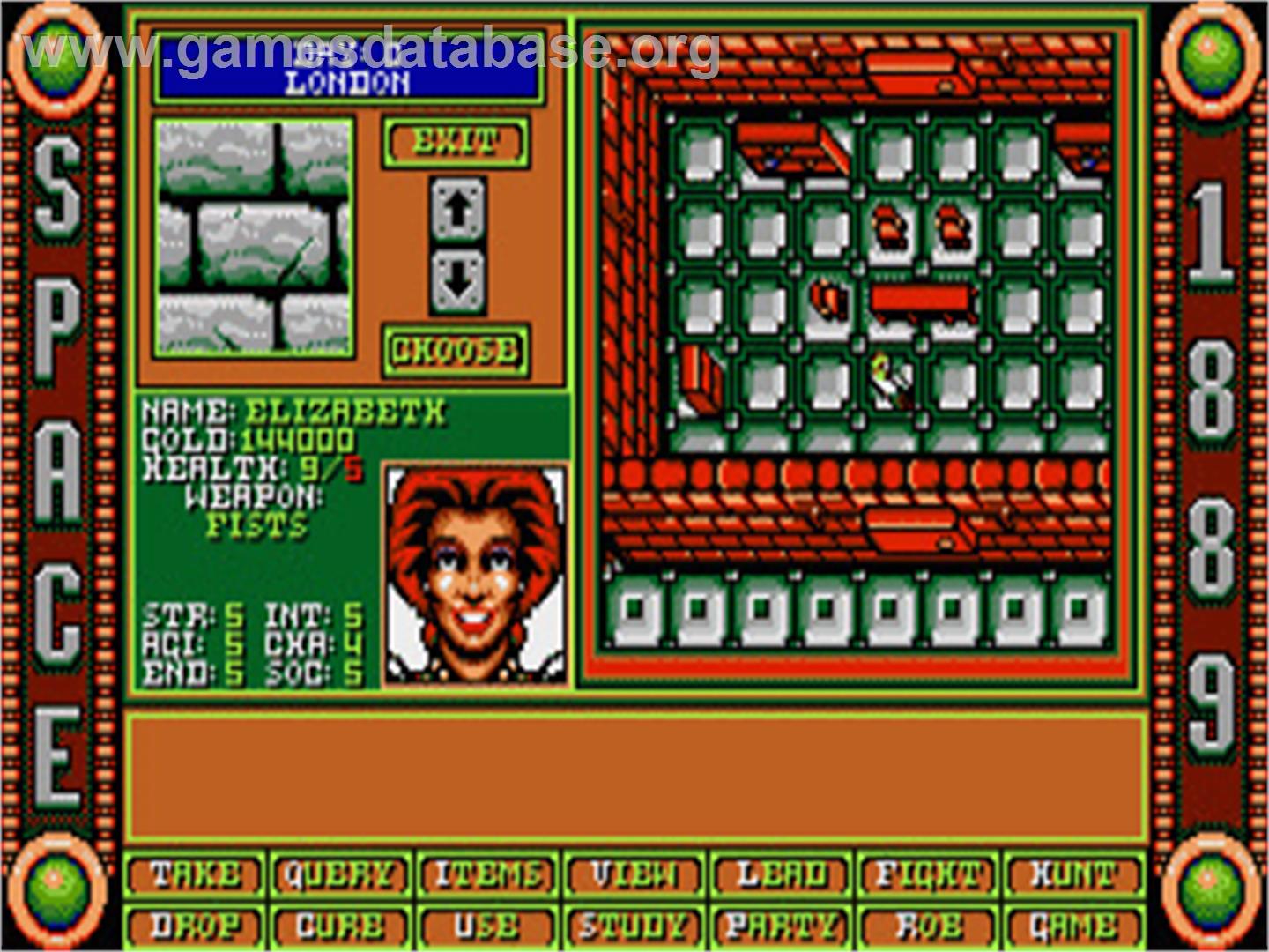 Space 1889 - Atari ST - Artwork - In Game