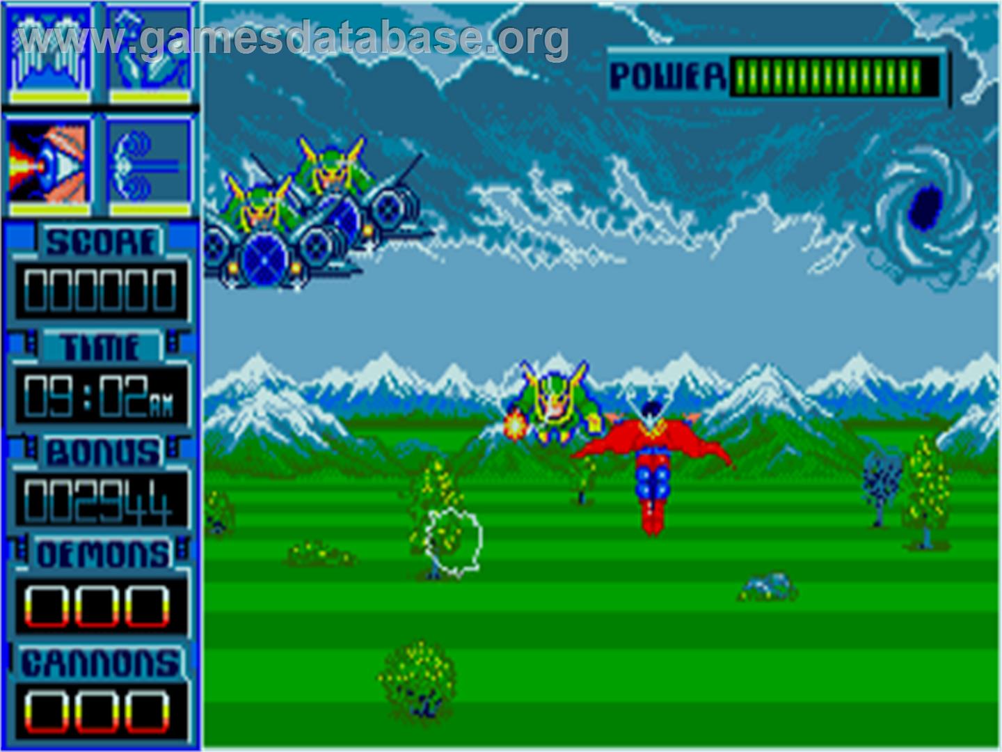 Superman - The Man Of Steel - Atari ST - Artwork - In Game