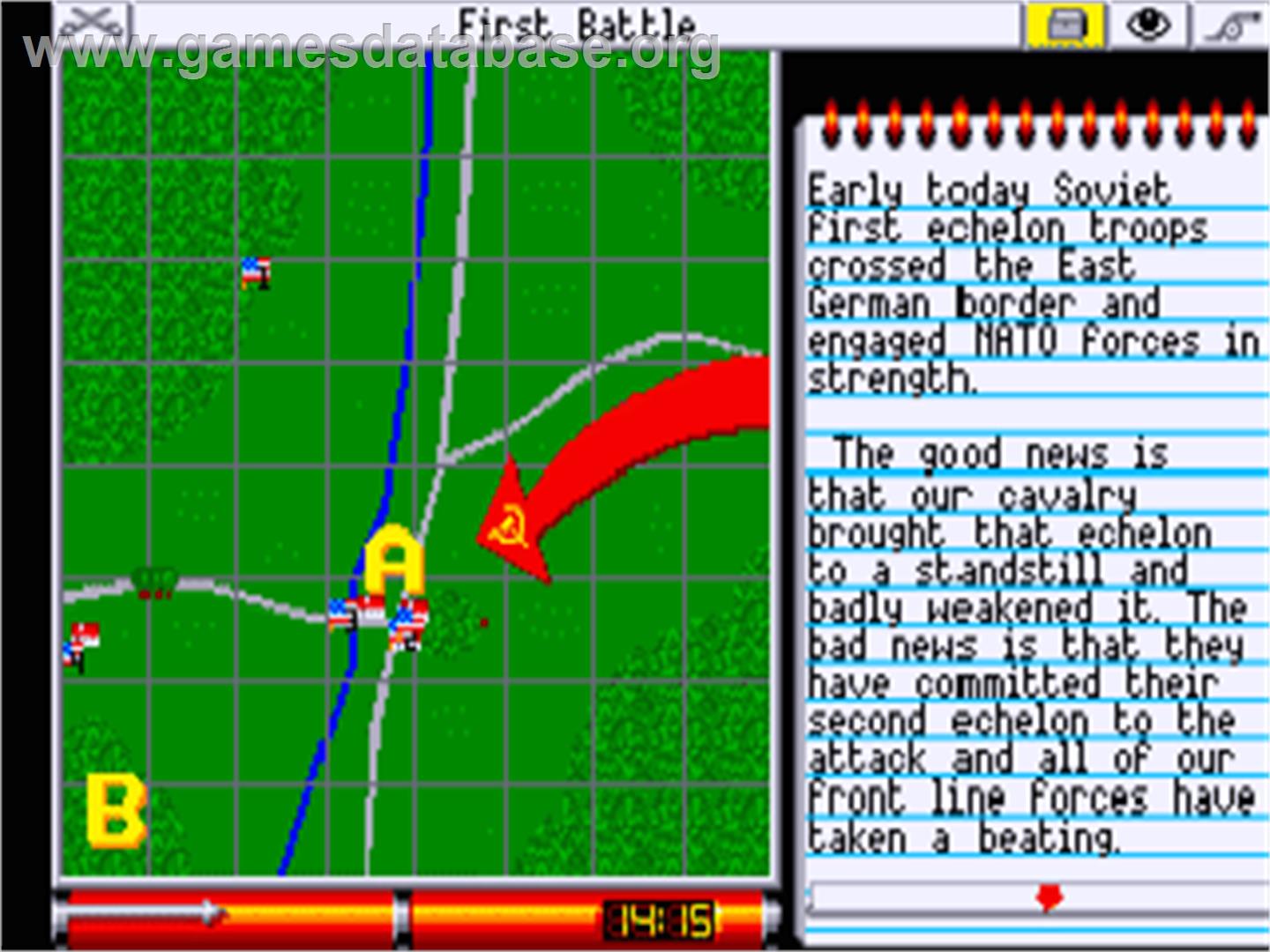 Team Yankee - Atari ST - Artwork - In Game