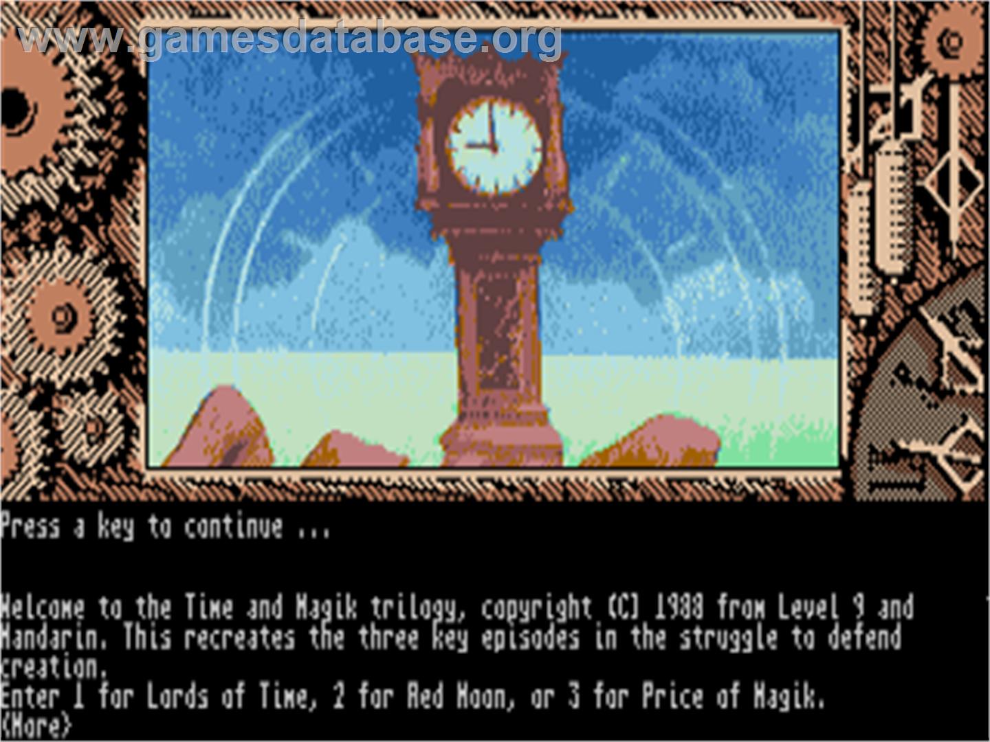 Time And Magik - The Trilogy - Atari ST - Artwork - In Game