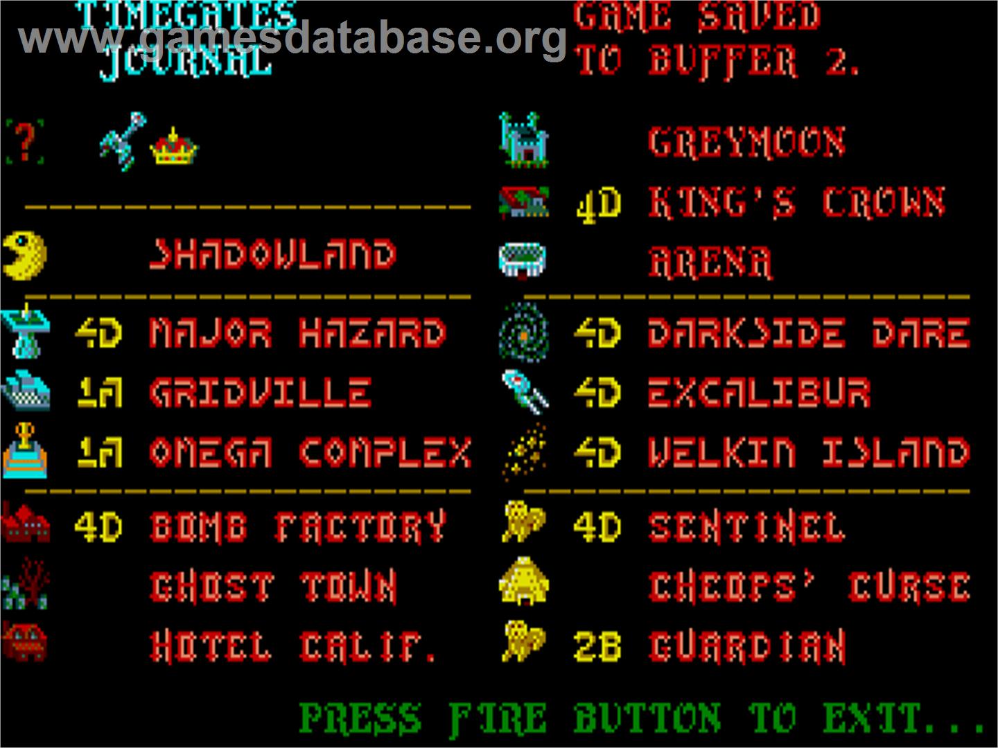 Time Bandit - Atari ST - Artwork - In Game