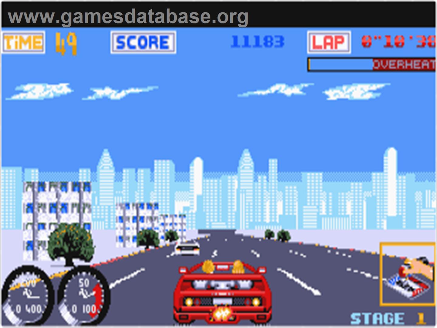 Turbo Out Run - Atari ST - Artwork - In Game