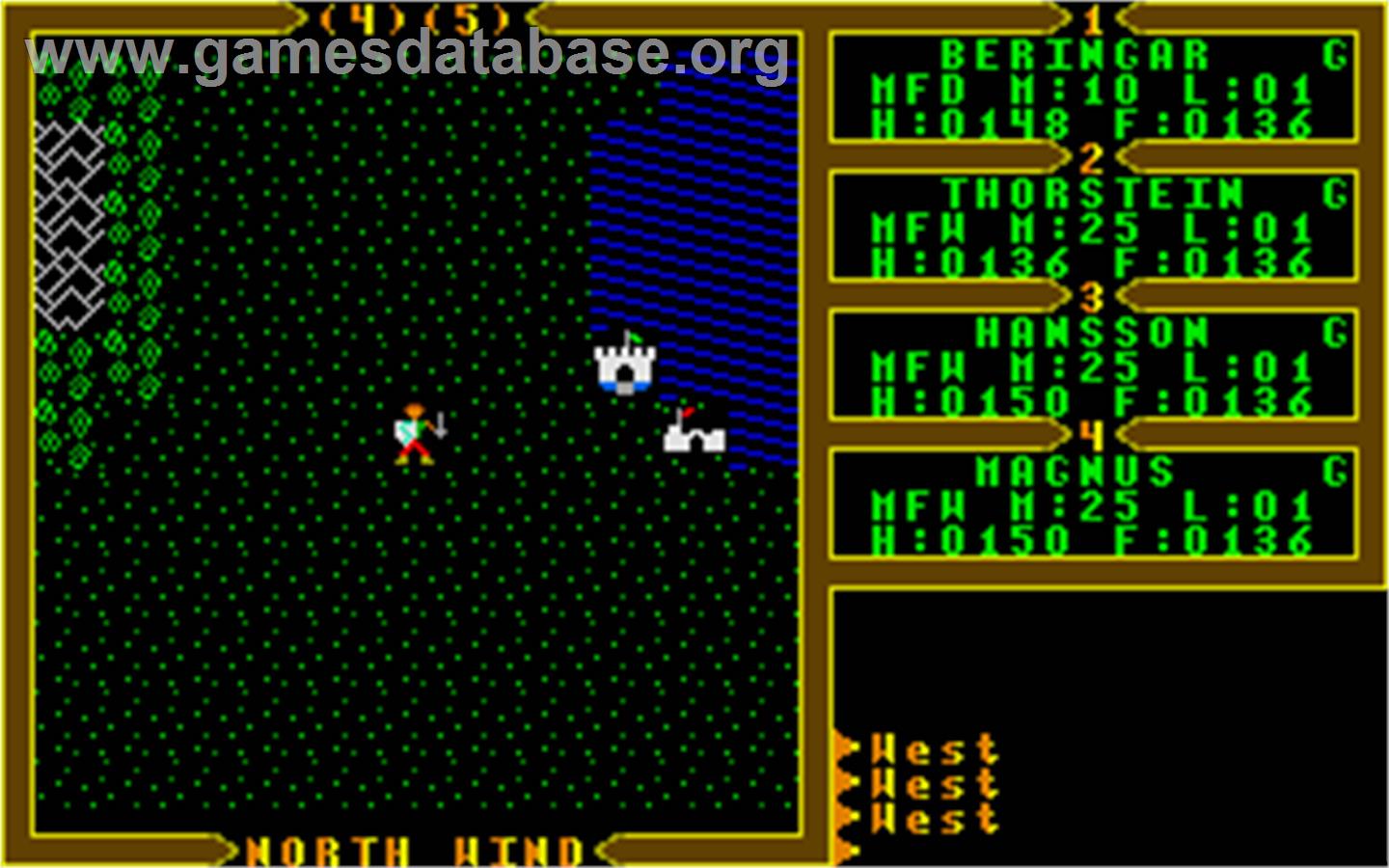 Ultima III: Exodus - Atari ST - Artwork - In Game