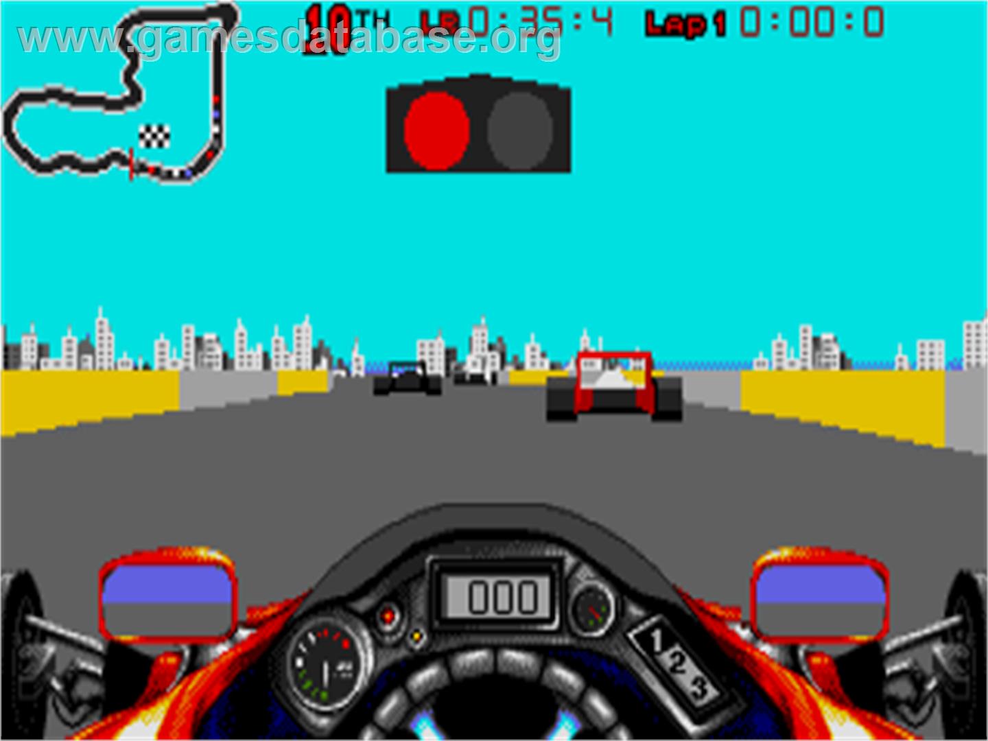 Vector Championship Run - Atari ST - Artwork - In Game
