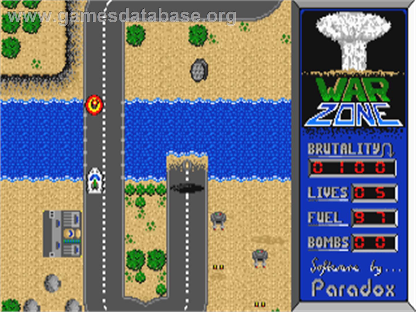 Warzone (Paradox) - Atari ST - Artwork - In Game