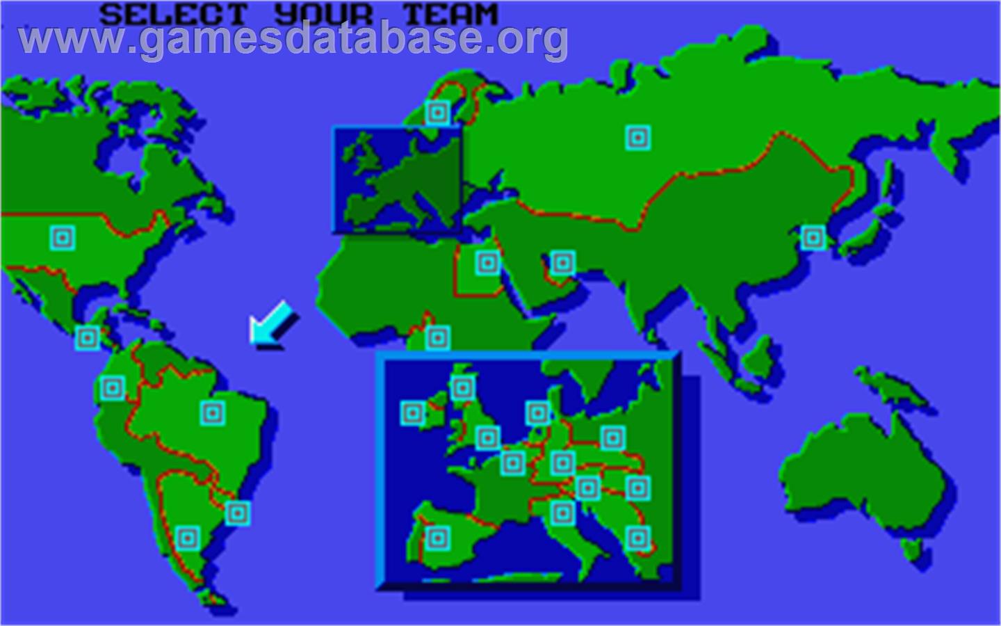World Championship Soccer - Atari ST - Artwork - In Game