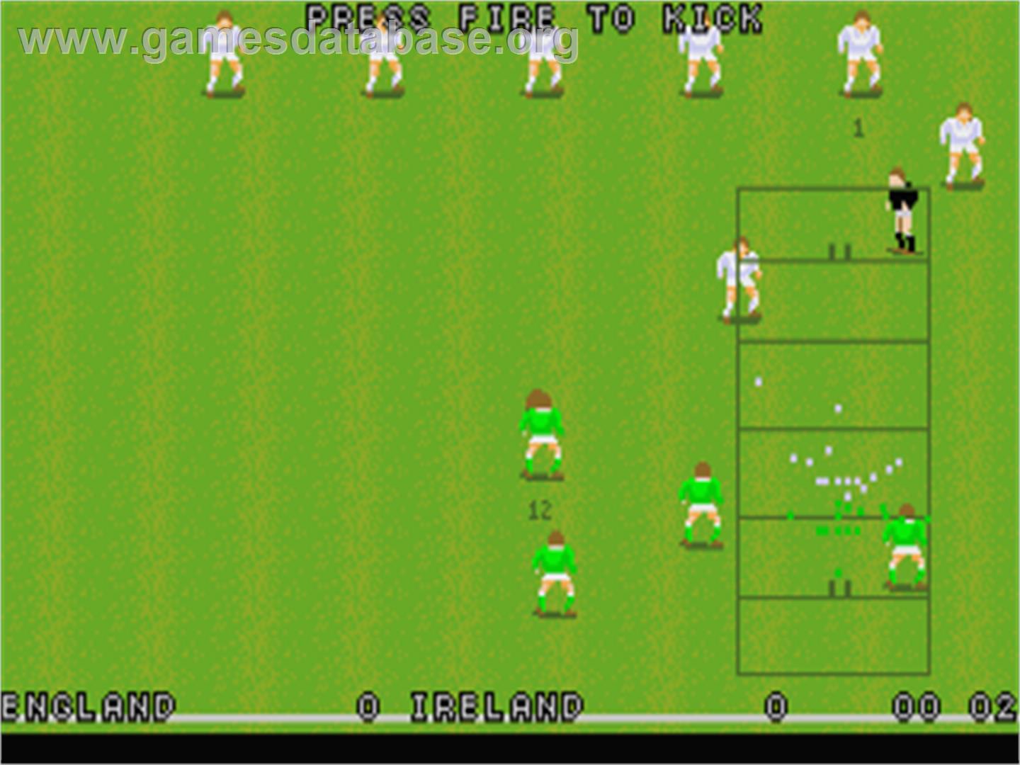 World Class Rugby - Atari ST - Artwork - In Game