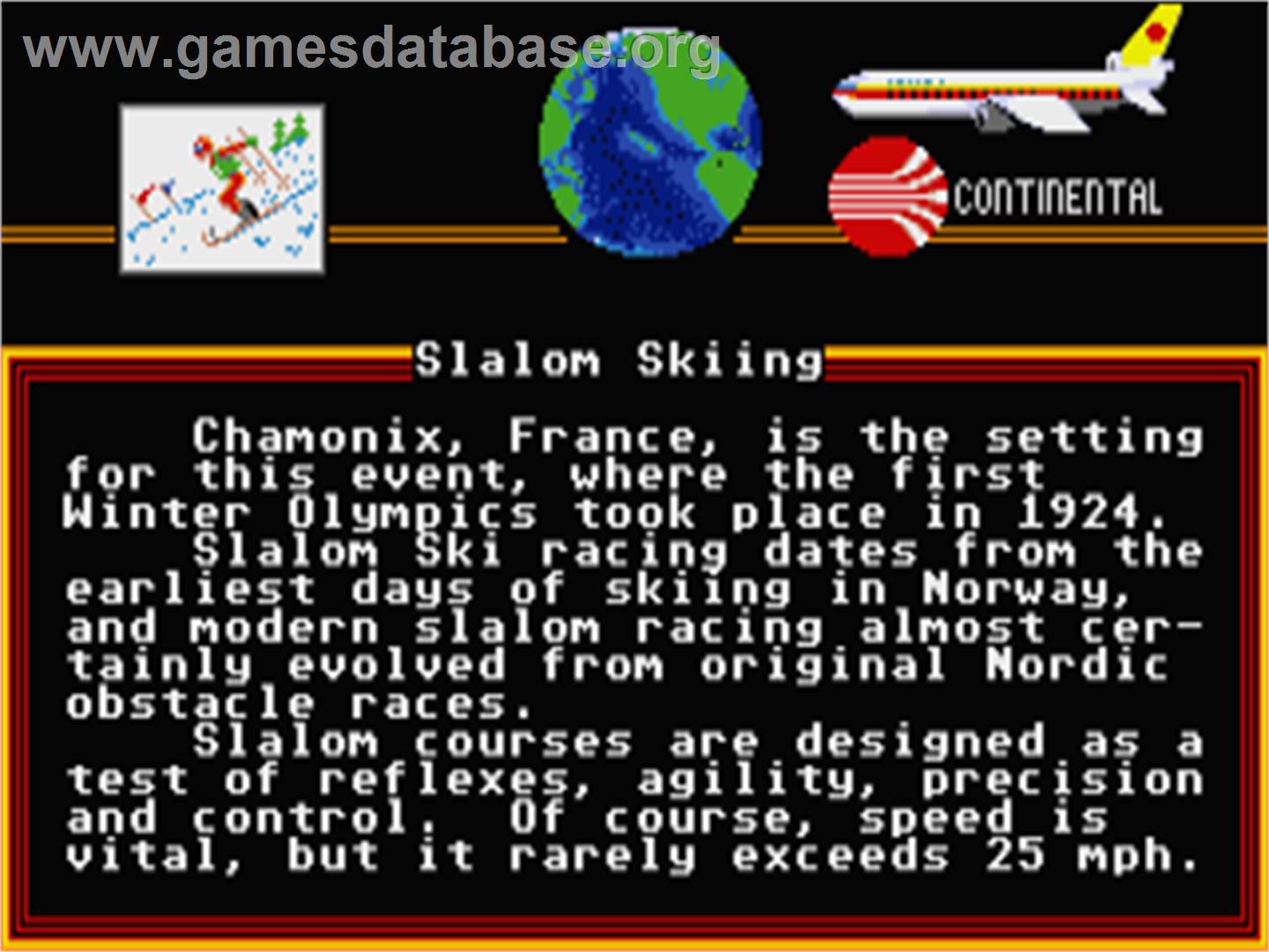 World Games - Atari ST - Artwork - In Game