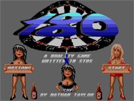Title screen of 180 on the Atari ST.