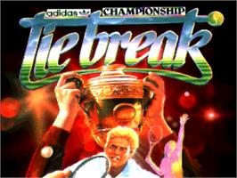Title screen of Adidas Championship Tie-Break on the Atari ST.