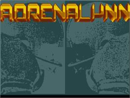Title screen of Adrenalynn on the Atari ST.