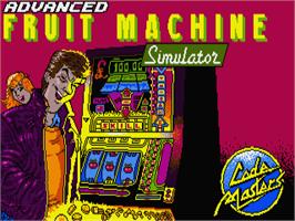 Title screen of Advanced Fruit Machine Simulator on the Atari ST.