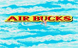 Title screen of Air Bucks on the Atari ST.