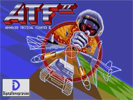 Title screen of Airstrike USA on the Atari ST.