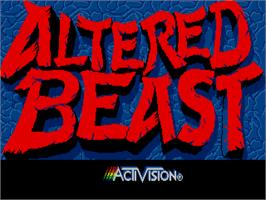 Title screen of Altered Beast on the Atari ST.