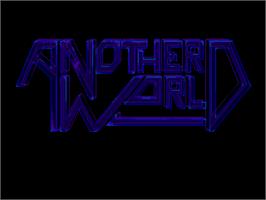 Title screen of Another World on the Atari ST.