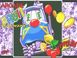 Title screen of Arcade Fruit Machine on the Atari ST.