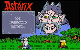 Title screen of Asterix: Operation Getafix on the Atari ST.