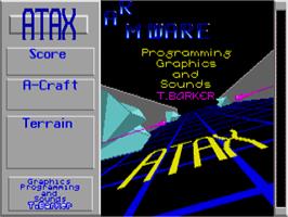 Title screen of Atax on the Atari ST.