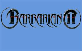 Title screen of Barbarian 2 on the Atari ST.