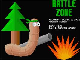 Title screen of BattleZone on the Atari ST.