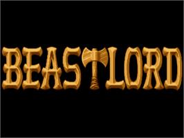 Title screen of BeastLord on the Atari ST.
