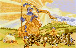 Title screen of Betrayal on the Atari ST.