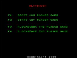Title screen of Bloodwych on the Atari ST.