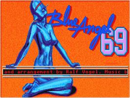 Title screen of Blue Angel 69 on the Atari ST.